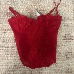 Urban outfitters out from under corset top